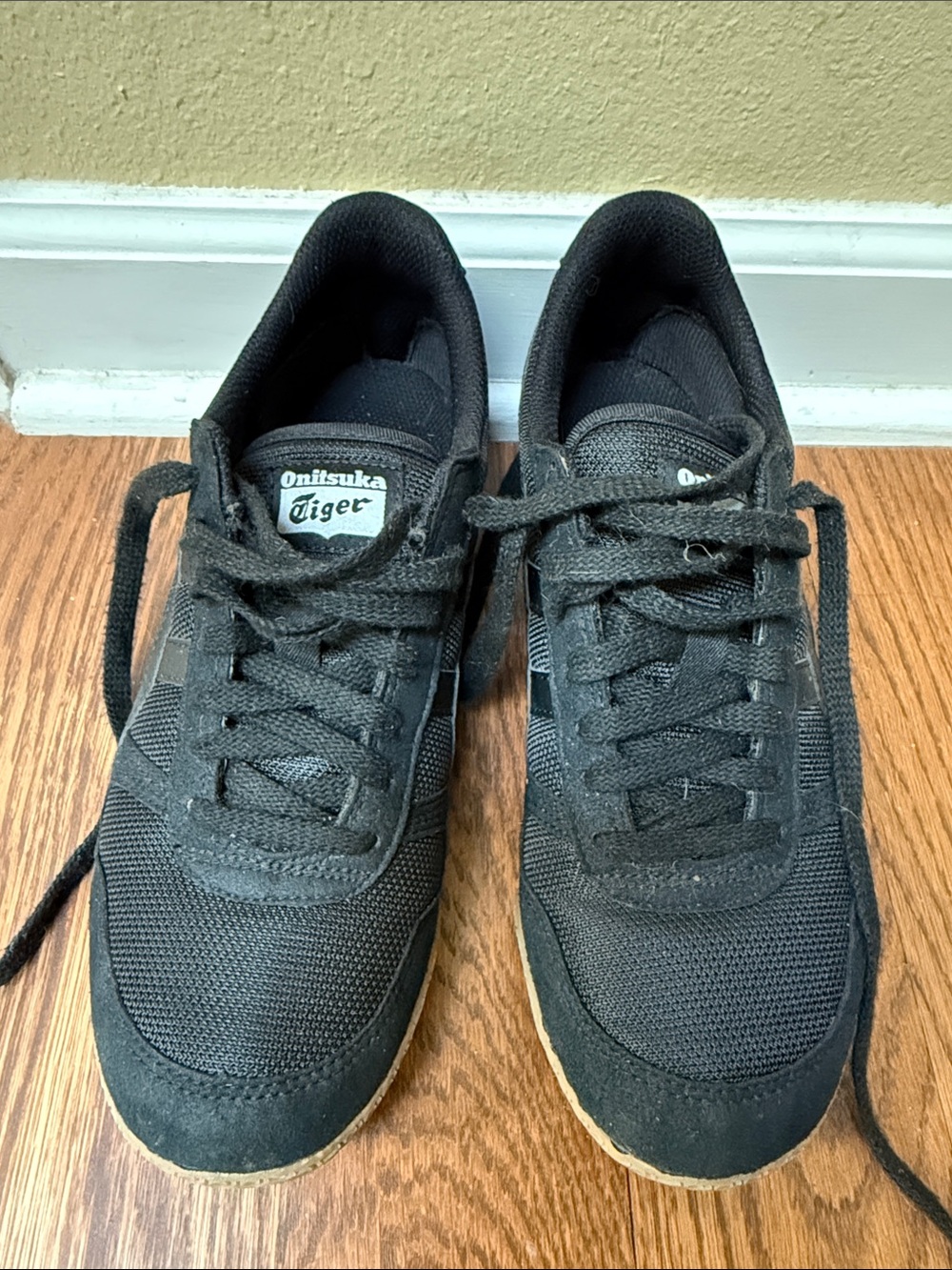 Onitsuka Tiger by Asics Women’s Black Sneakers with Gum Sole